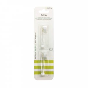 Lot de 2 têtes de brosses à dents sönik enfant 36 mois et + Bbluv