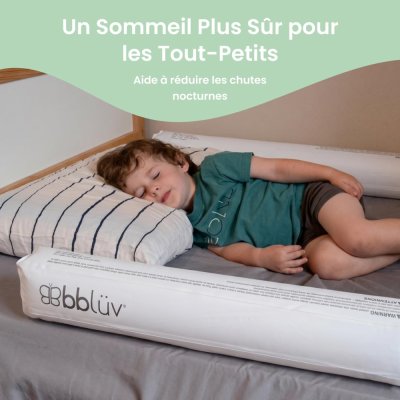 Lot de 2 barrières de lit gonflables bumps