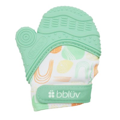 Gant de dentition en silicone souple pour bébé glüv multicolore