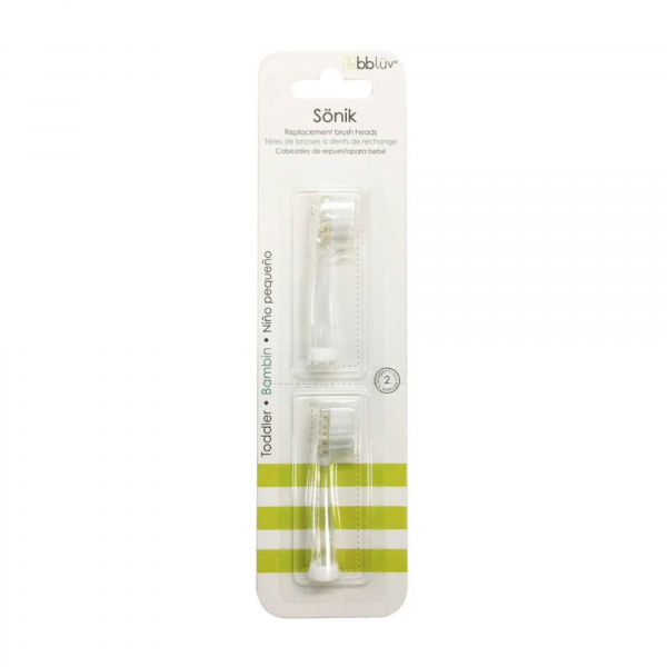 Brosse à dents électrique bébé et 2 têtes de remplacement - sonïk Bbluv