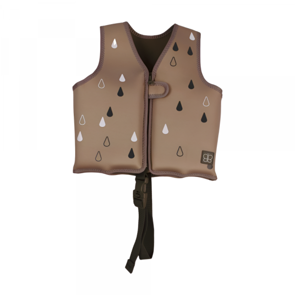 Gilet de natation évolutive en néoprène sand 18-36 mois Bbluv