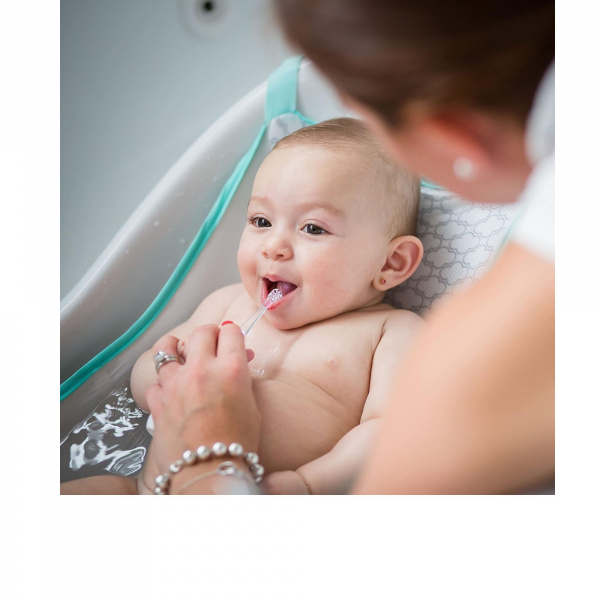 Brosse à dents électrique bébé à vibrations douces avec led dès 0 mois Bbluv