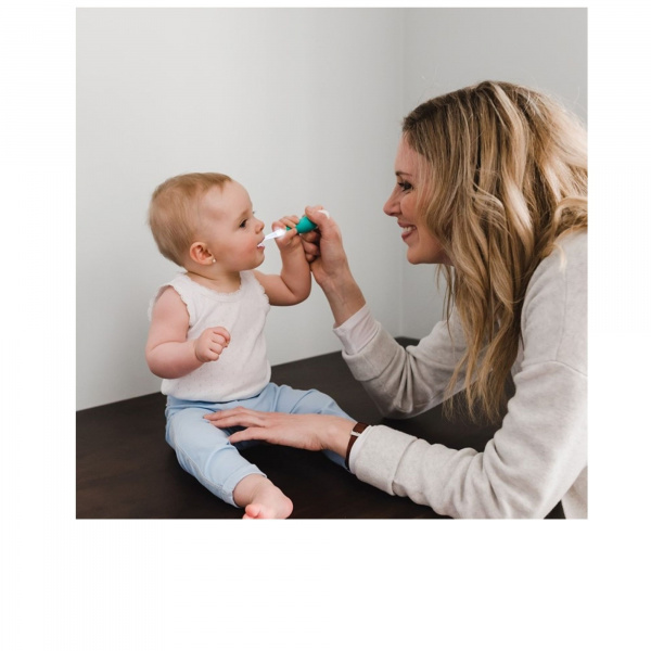 Brosse à dents électrique bébé à vibrations douces avec led dès 0 mois Bbluv