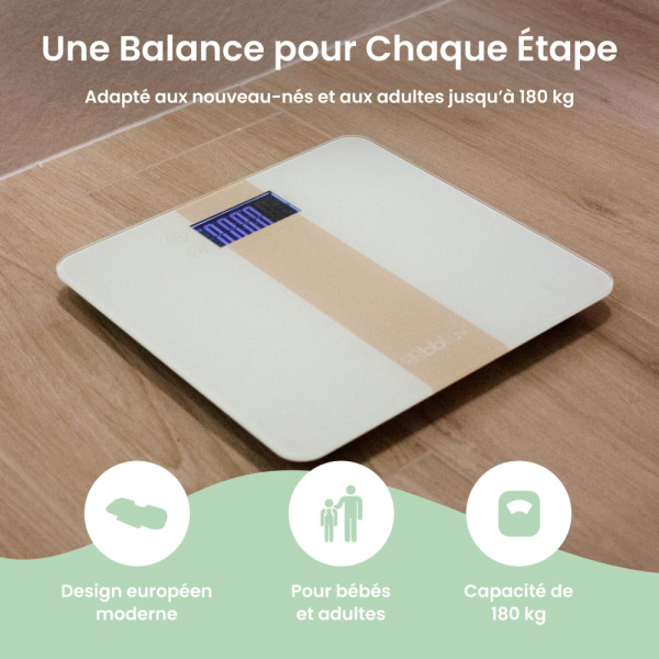 Pèse bébé évolutif kilö pro Bbluv