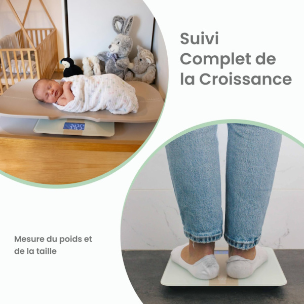 Pèse bébé évolutif kilö pro Bbluv