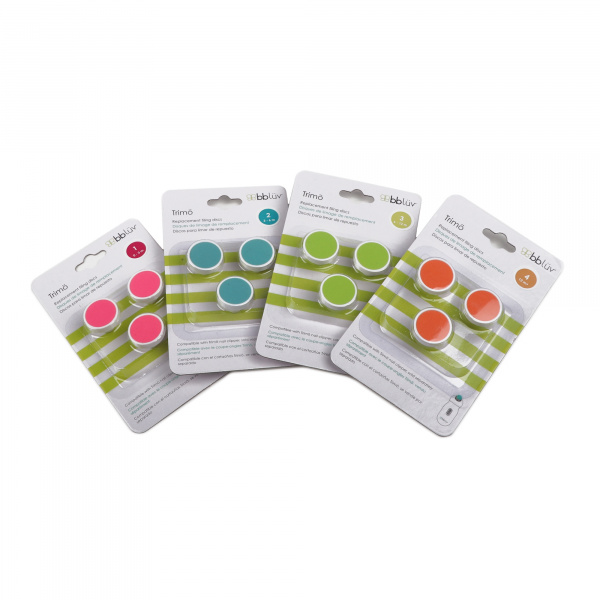 Pack de 3 disques de rechange pour trimö 0 à 3 mois rose Bbluv