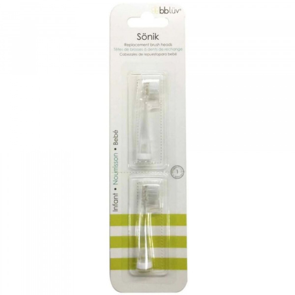 2 brosses de remplacement pour sonïk pro 0- 18 mois Bbluv