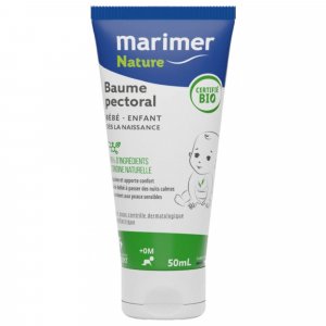 Baume pectoral 50 ml enfant/bébé bio Marimer