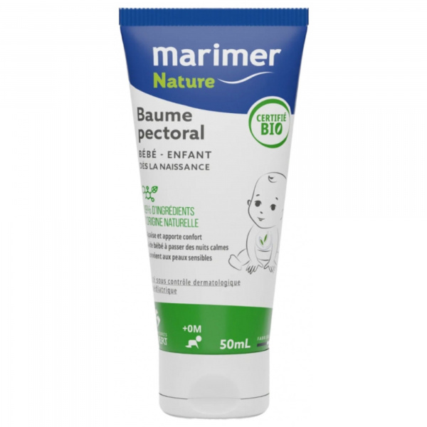 Baume pectoral 50 ml enfant/bébé bio Marimer