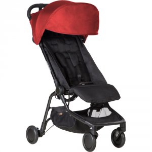 Poussette 4 roues nano rouge