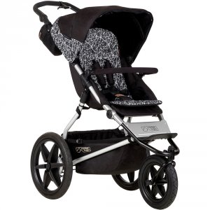 Poussette 3 roues terrain version 3 graphite