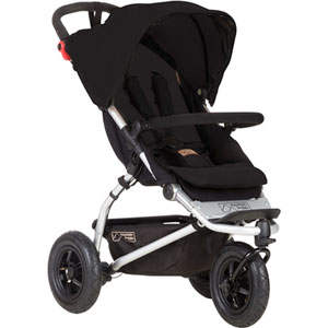 Poussette 3 roues swift black