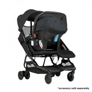 Poussette double canne nano noir Mountain buggy