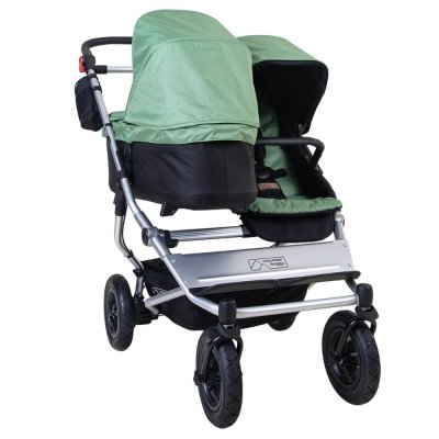 Poussette double tout-terrain duet v4 heritage collection matcha