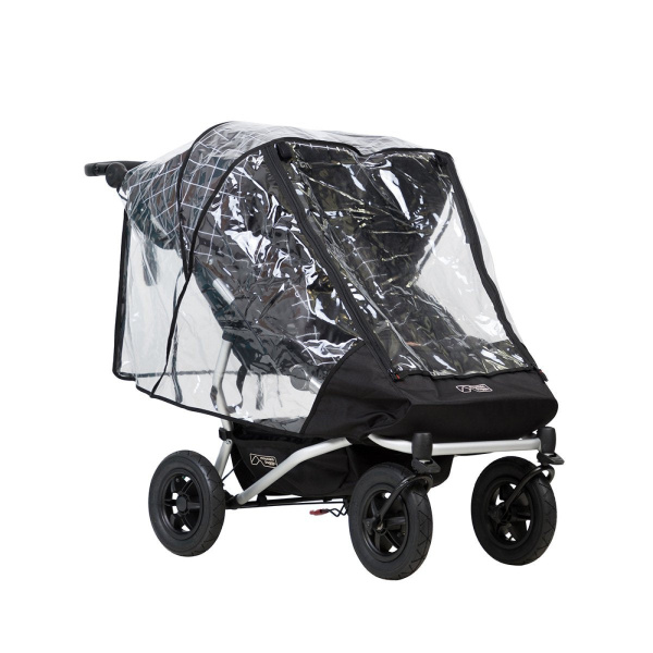 Habillage pluie poussette double duet Mountain buggy