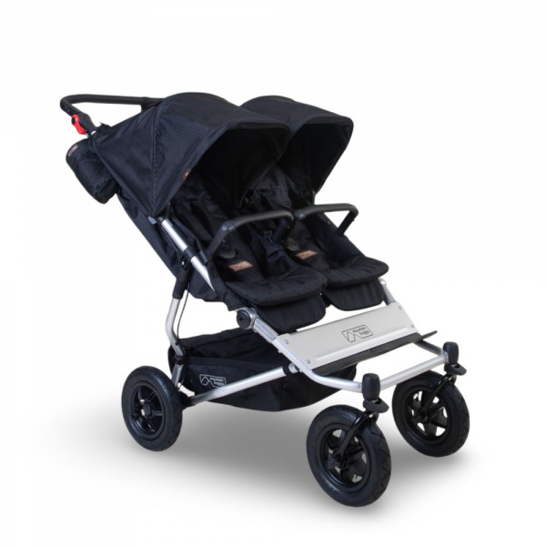 Poussette double tout terrain duet v4 heritage collection caviar Mountain buggy