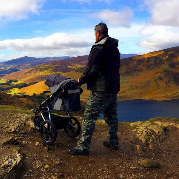 Poussette 3 roues terrain version 3 graphite Mountain buggy