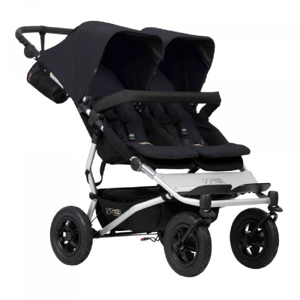 Poussette double duet noir - version 3 Mountain buggy