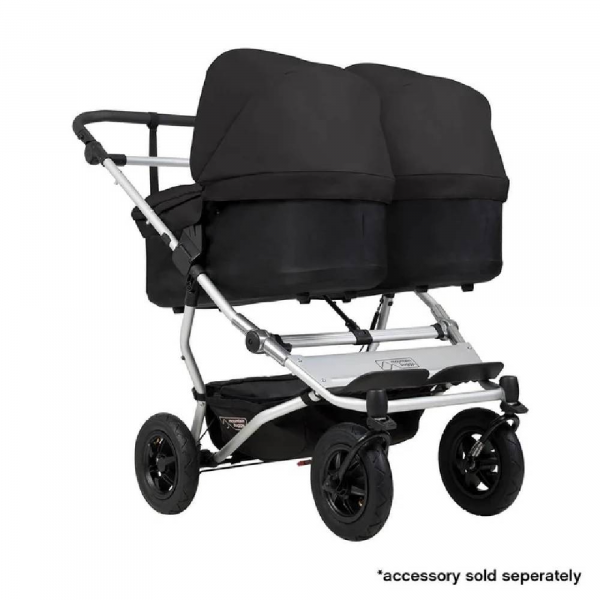 Poussette double duet noir - version 3 Mountain buggy