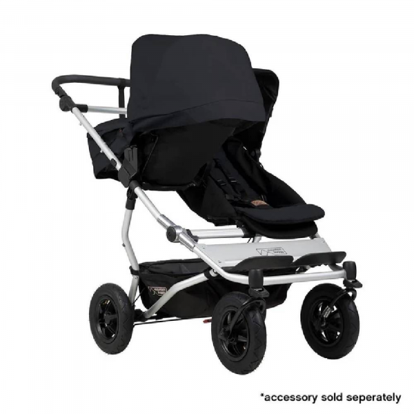 Poussette double duet noir - version 3 Mountain buggy