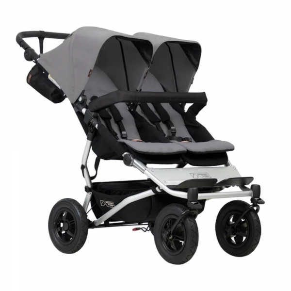 Poussette double duet silver - version 3 Mountain buggy