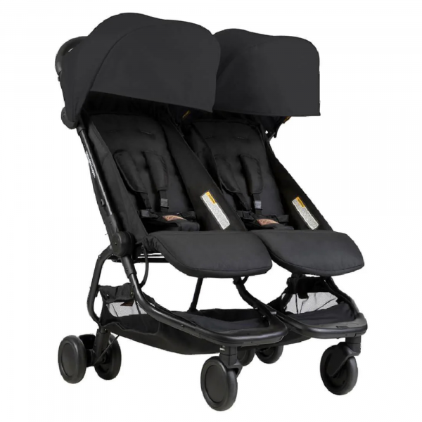 Poussette double canne nano noir Mountain buggy