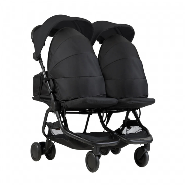 Poussette double canne nano noir Mountain buggy