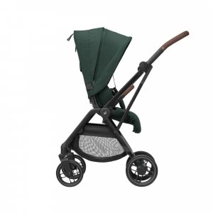 Poussette trio leona 2 + siège auto pebble 360 pro 2 + nacelle sense twillic green Maxi-cosi
