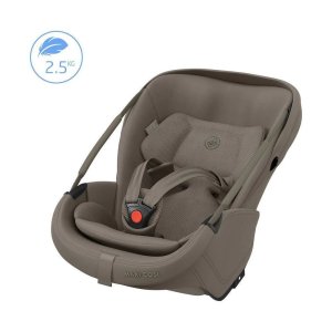 Siège auto coral slide pro oak truffle avec base Maxi-cosi