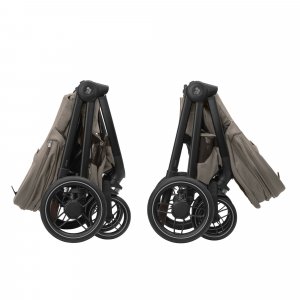 Poussette trio oxford + siège auto pebble 360 pro 2 + nacelle sense twillic truffle + base familyfix 360 pro Maxi-cosi