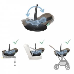 Siège auto pebble 360 pro 2 i-size twillic truffle Maxi-cosi