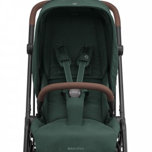 Poussette duo leona² + siège auto pebble 360 essential green + base familyfix 360 Maxi-cosi