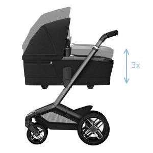 Poussette duo fame + siège auto pebble 360 black Maxi-cosi