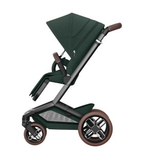 Poussette duo fame + siège auto pebble 360 green Maxi-cosi