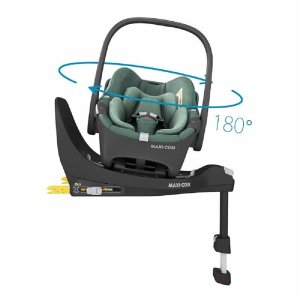 Poussette duo fame + siège auto pebble 360 green Maxi-cosi