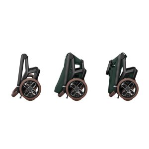 Poussette duo fame + siège auto pebble 360 green Maxi-cosi