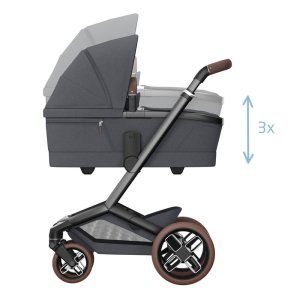 Poussette duo fame + siège auto pebble pro 2 graphite Maxi-cosi