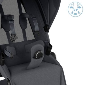 Poussette duo fame + siège auto pebble pro 2 graphite Maxi-cosi
