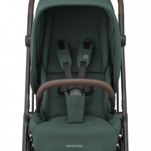 Poussette duo leona² + siège auto pebble 360 essential green Maxi-cosi