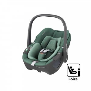 Poussette duo leona² + siège auto pebble 360 essential green Maxi-cosi