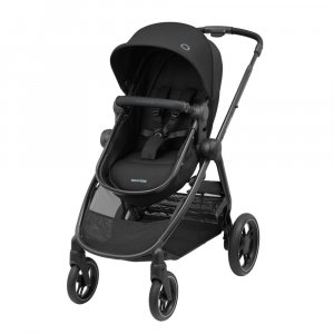 Poussette duo zelia 3 + nacelle essential black Maxi-cosi