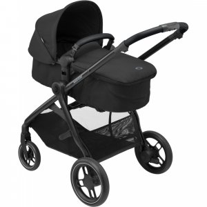 Poussette duo zelia 3 + nacelle essential black Maxi-cosi