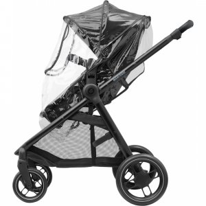 Poussette duo zelia 3 + nacelle essential black Maxi-cosi