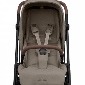 Poussette trio leona 2 truffle + siège auto pebble 360 black + nacelle sense truffle Maxi-cosi
