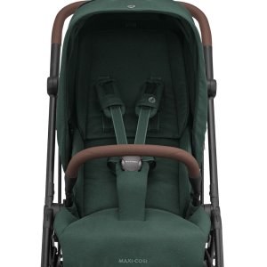 Poussette duo leona 2 + siège auto pebble 360 twillic green Maxi-cosi