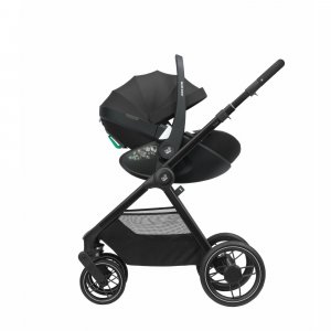 Poussette trio oxford + siège auto pebble 360 pro 2 + nacelle sense twillic black + base familyfix 360 pro Maxi-cosi