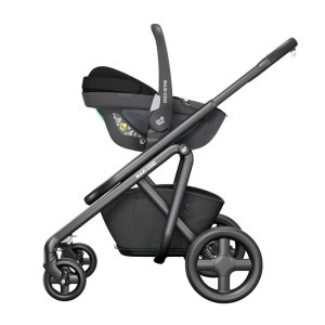 Poussette trio oxford + siège auto pebble 360 + nacelle sense twillic graphite Maxi-cosi