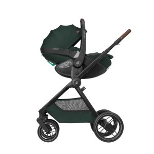 Poussette trio oxford + siège auto pebble 360 + nacelle sense twillic green Maxi-cosi