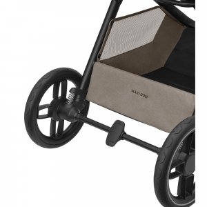 Poussette duo oxford + siège auto pebble 360 pro 2 twillic truffle + base familyfix 360 pro Maxi-cosi