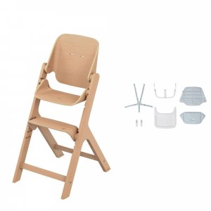 Chaise haute évolutive nesta naturel + kit enfant Maxi-cosi